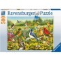 Puzzle Pasarele Colorate, 500 Piese Ravensburger - 2